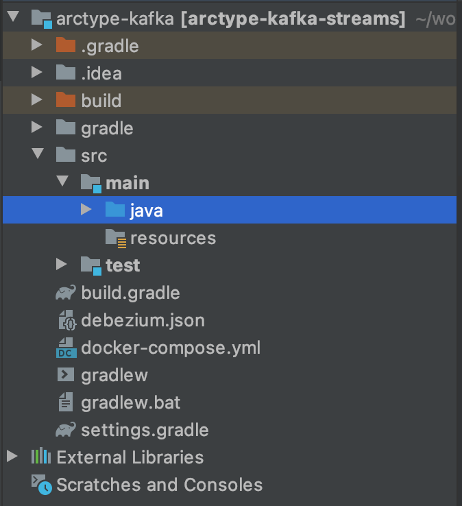 Create a new Java Class/File